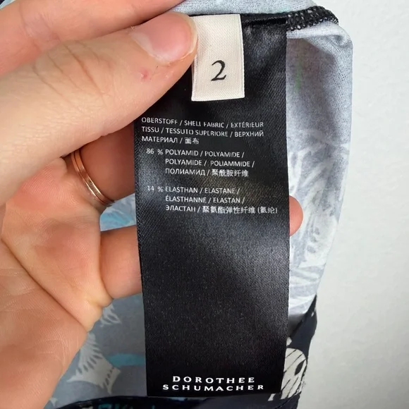 Dorthee Schumacher Printed Turtleneck Long Sleeve Top 2 - Picture 5 of 8